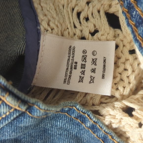 Free People Macrame Cargo Vest S - Picture 15 of 16